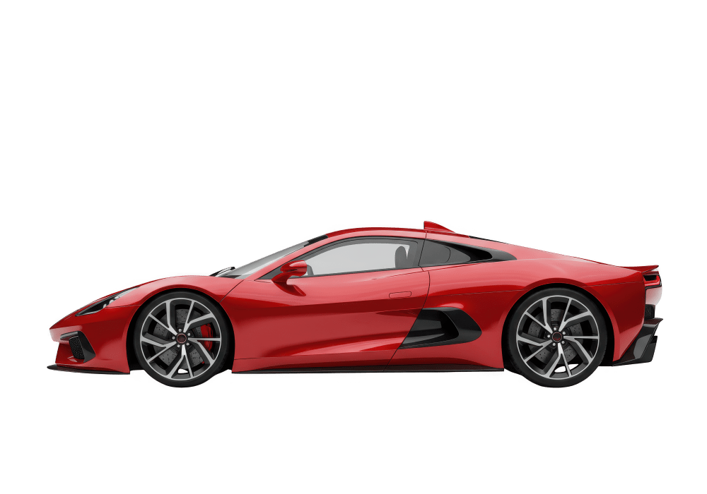 Red Performance Car